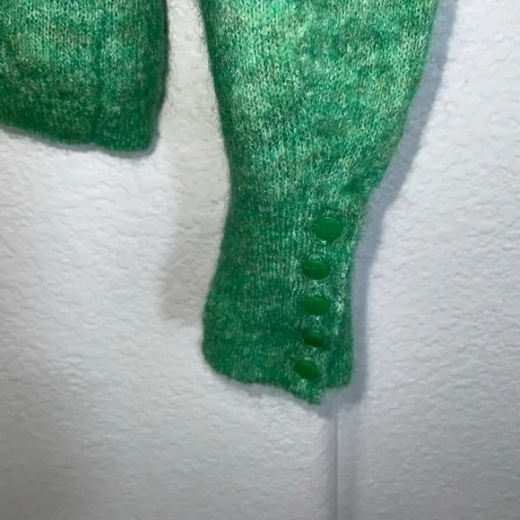 Sezane Green Crew Neck Sweater - Picture 6 of 6